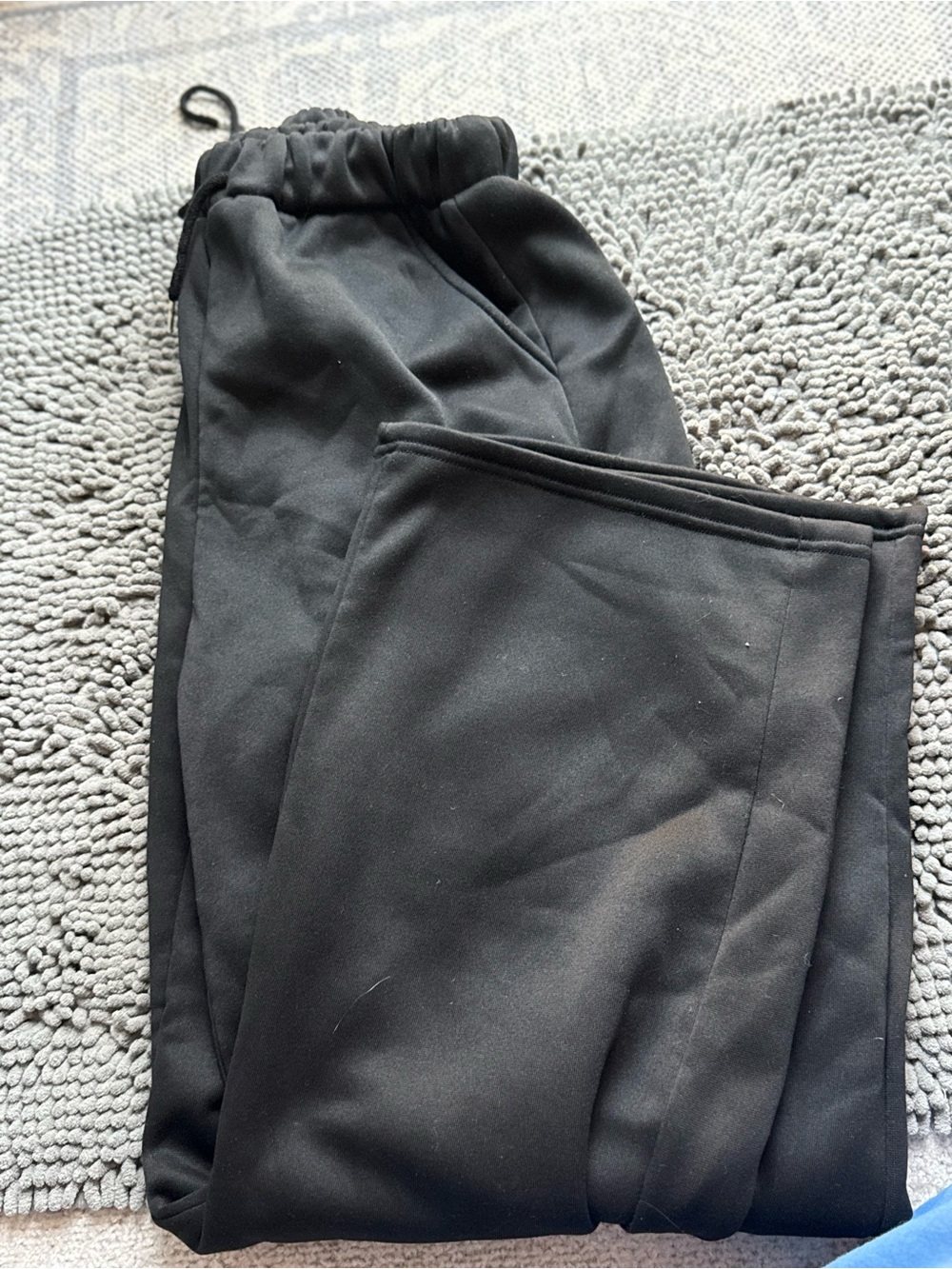 Women’s polyester Black Drawstring Jogger Pants